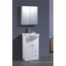 Gabinete de baño pintado de PVC blanco (B-1317)